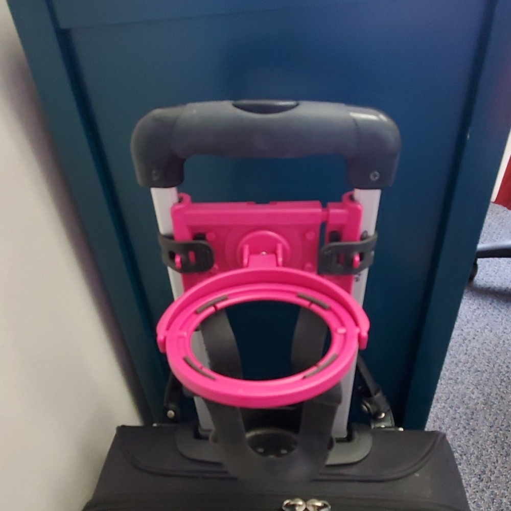 Drink holder for travel or work bags